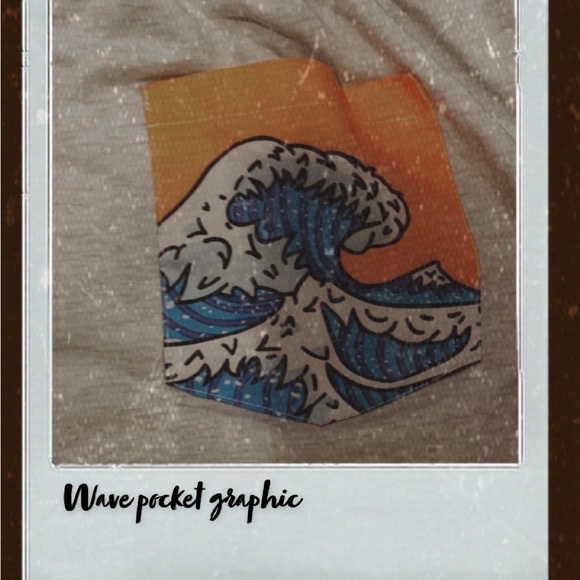 ✨ROMWE JAPANESE WAVE 🌊 POCKET SWEATS✨ - Picture 2 of 4